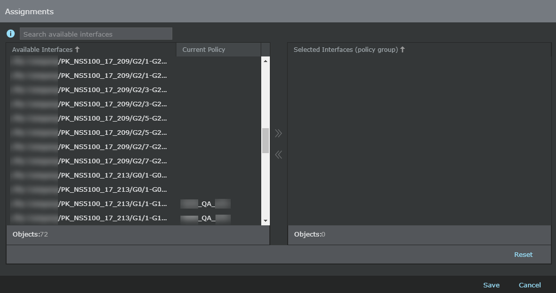 Assign Interfaces