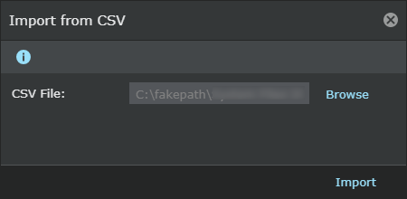 Importing hashes into the allow list