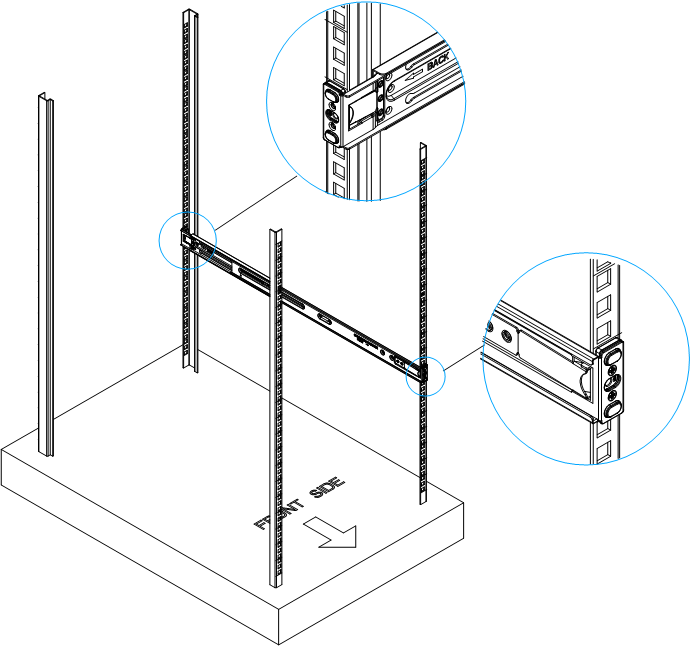 Mount outer rail