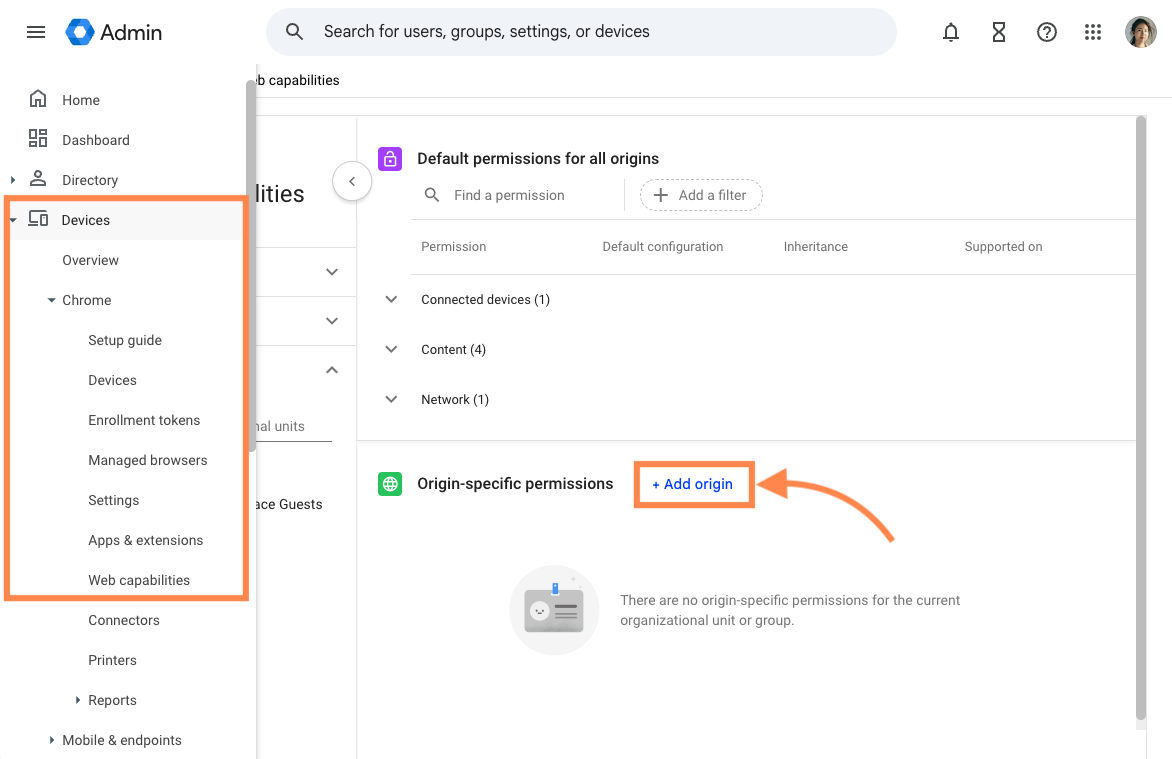 Agent screen capture in Google Admin Console for Chrome OS