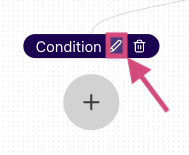Edit condition in Branch workflow step