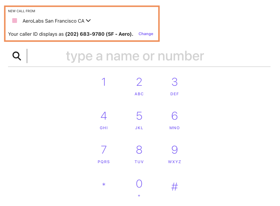 Outbound department call