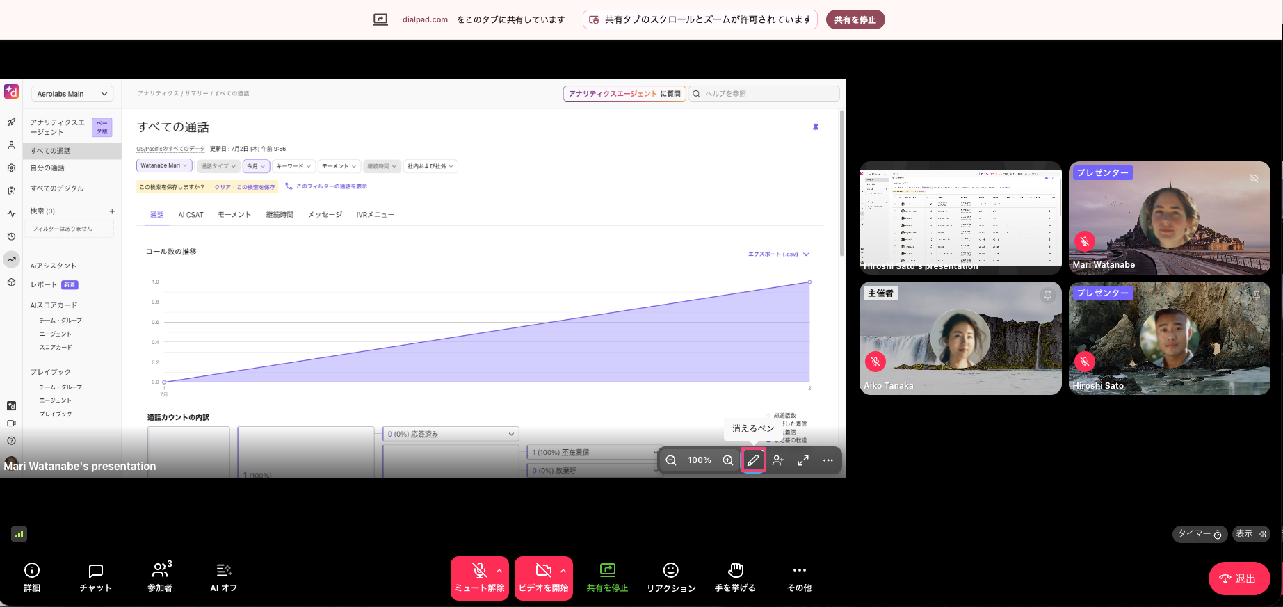 Use annotation tool in meetings