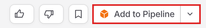Add to Pipeline button on an opportunity card