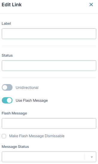 A static image displaying the Edit Link settings window.