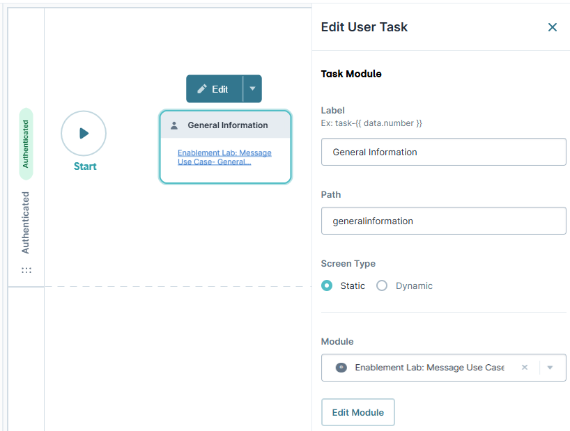 A static image displaying the Task Node setting.