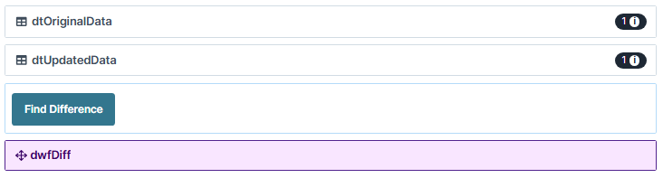 A static image displaying the configuration of the module in the UDesigner.