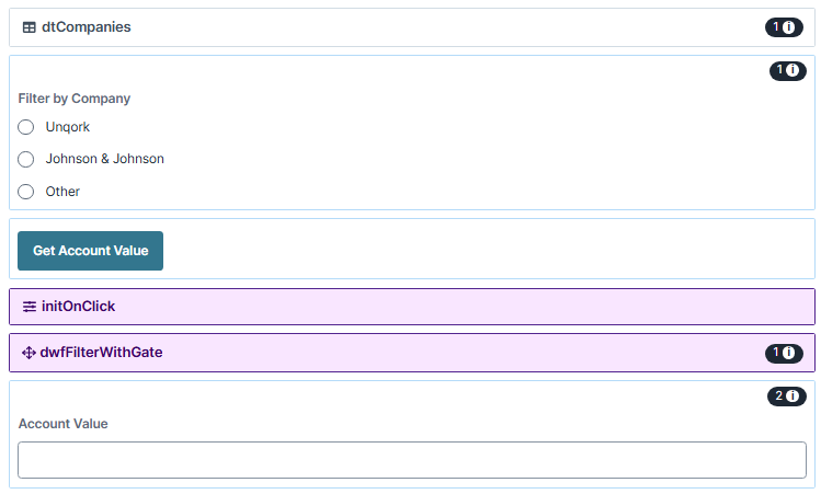 A static image displaying the configuration of the module in UDesigner.
