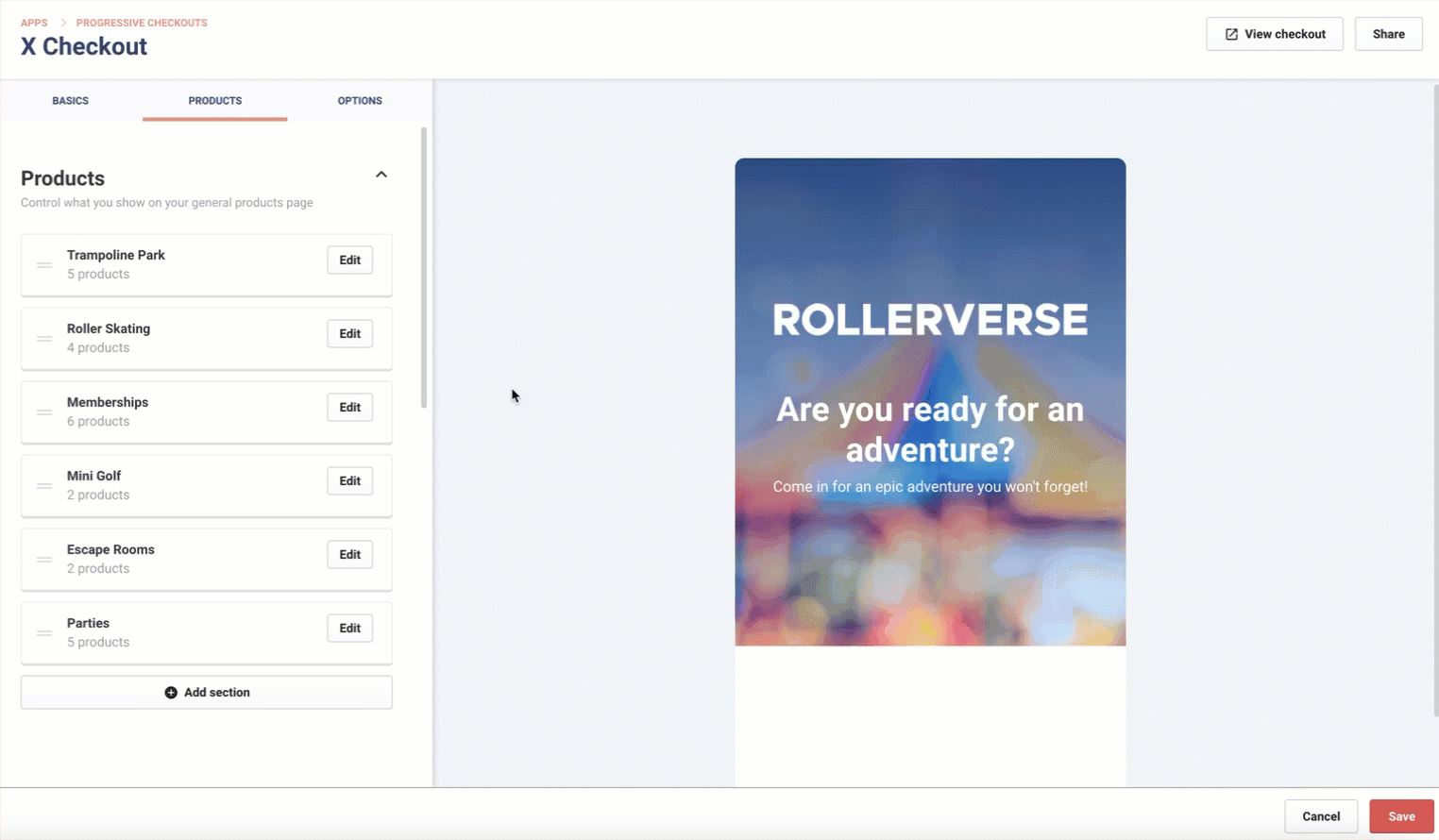 adding specific products to an online checkout.gif
