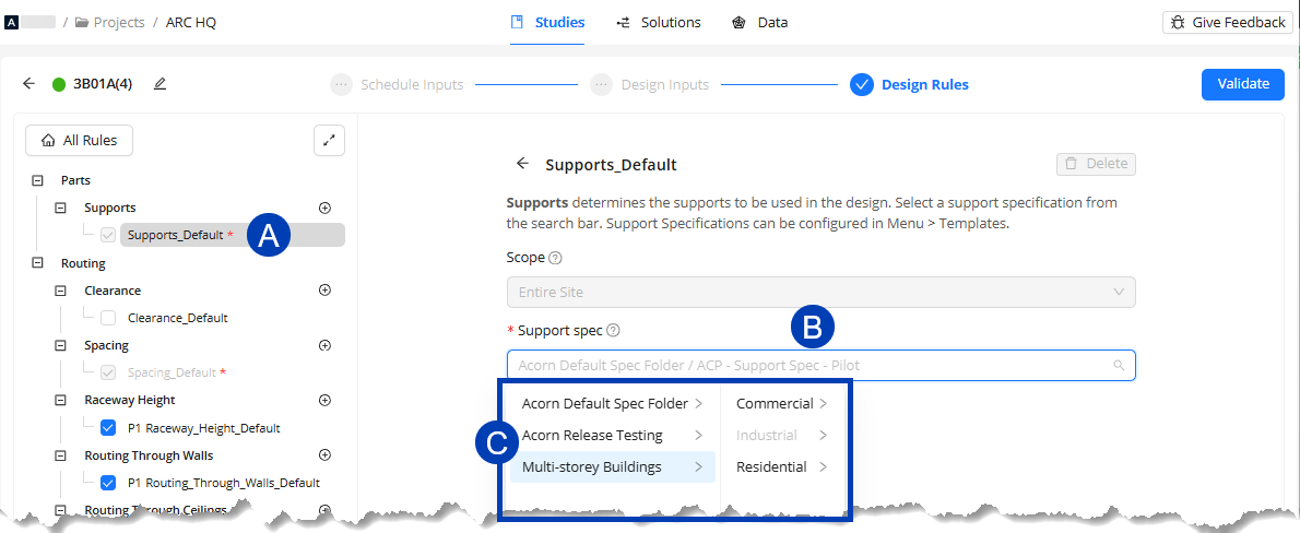Setting Design Rules