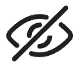 Hide all annotations icon