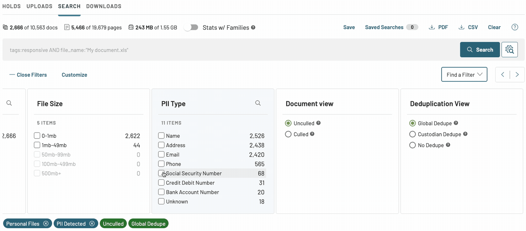 PII-detection-demo-type