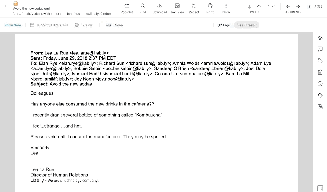doc info metadata - extracted