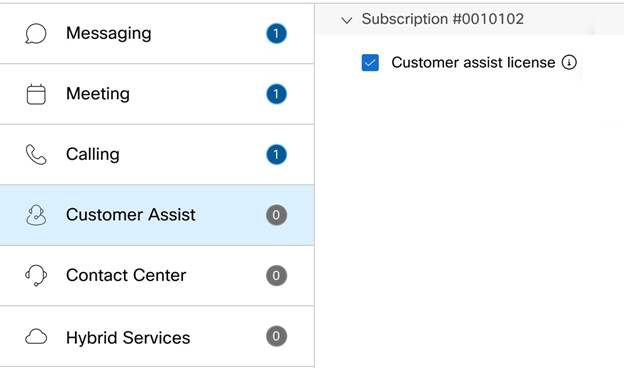 Assign license