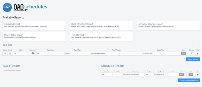 Saving Reports and Scheduling