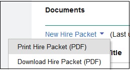 new hire packet