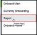 Report link in Onboard Manager navigation menu (launching Onboard Configuration application)