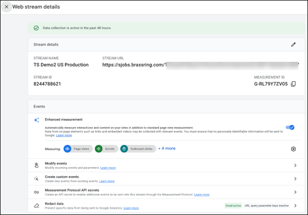 Step 10 Web stream overview