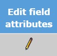 The edit field atributes pencil
