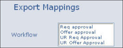 Export Mappings