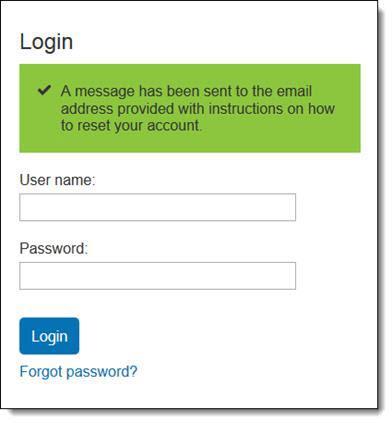 Login - Re-enter User Name and Password