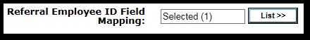 The referral The referral employee ID field mapping option