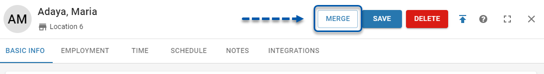 A blue arrow pointing to a line  Description automatically generated