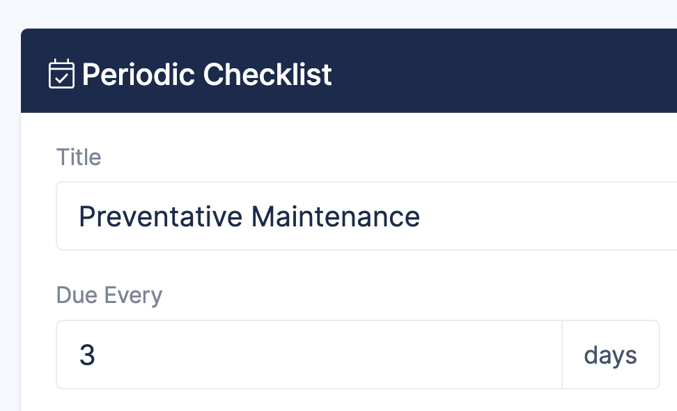 A screenshot of a checklist  Description automatically generated