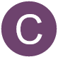 A white letter in a purple circle  Description automatically generated