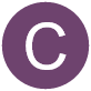 A white letter in a purple circle  Description automatically generated