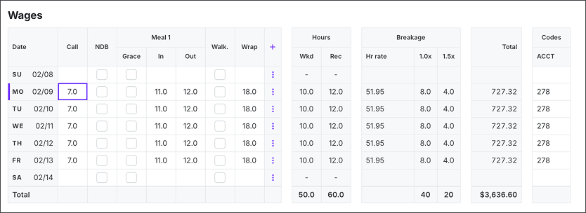 Timecard Update Update a project worker’s timecard