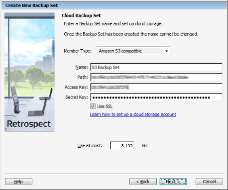 A screenshot of a computer backup set  Description automatically generated