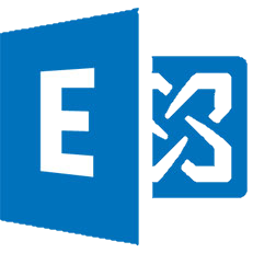 A blue square with white letters and a logo  Description automatically generated