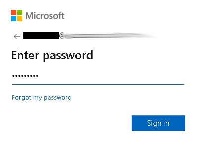A login screen with a pen  Description automatically generated