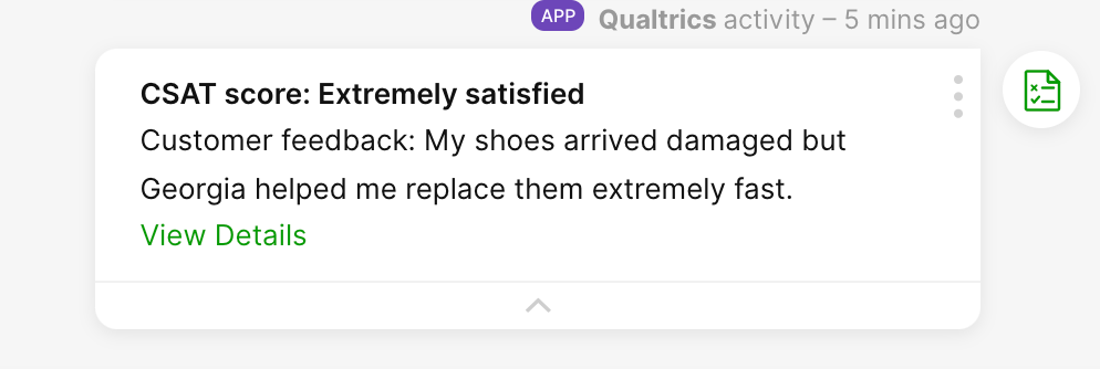 Customer feedback highlights satisfaction with fast replacement service after damaged shoes.