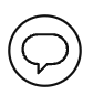 A speech bubble icon indicating communication or conversation topics.