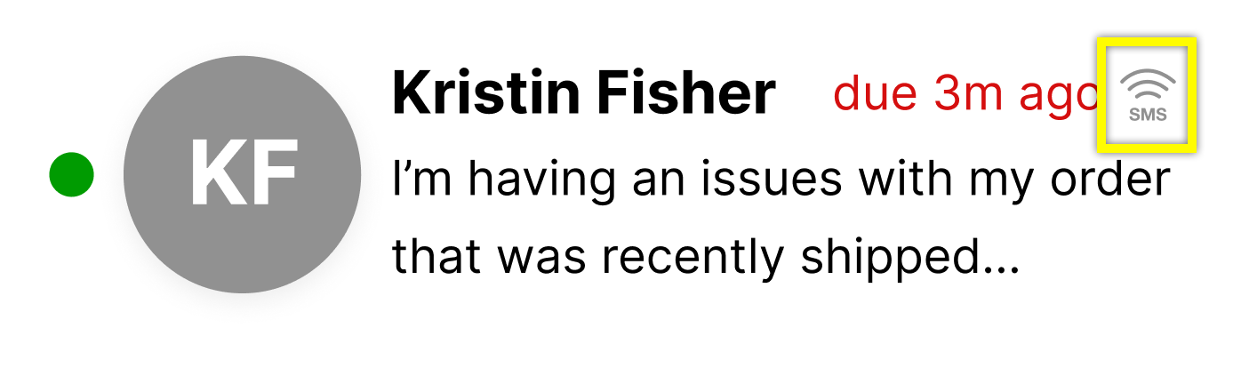 Message from Kristin Fisher regarding issues with her recently shipped order.