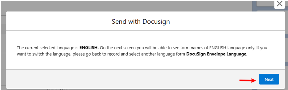 SMS Messages DocuSign