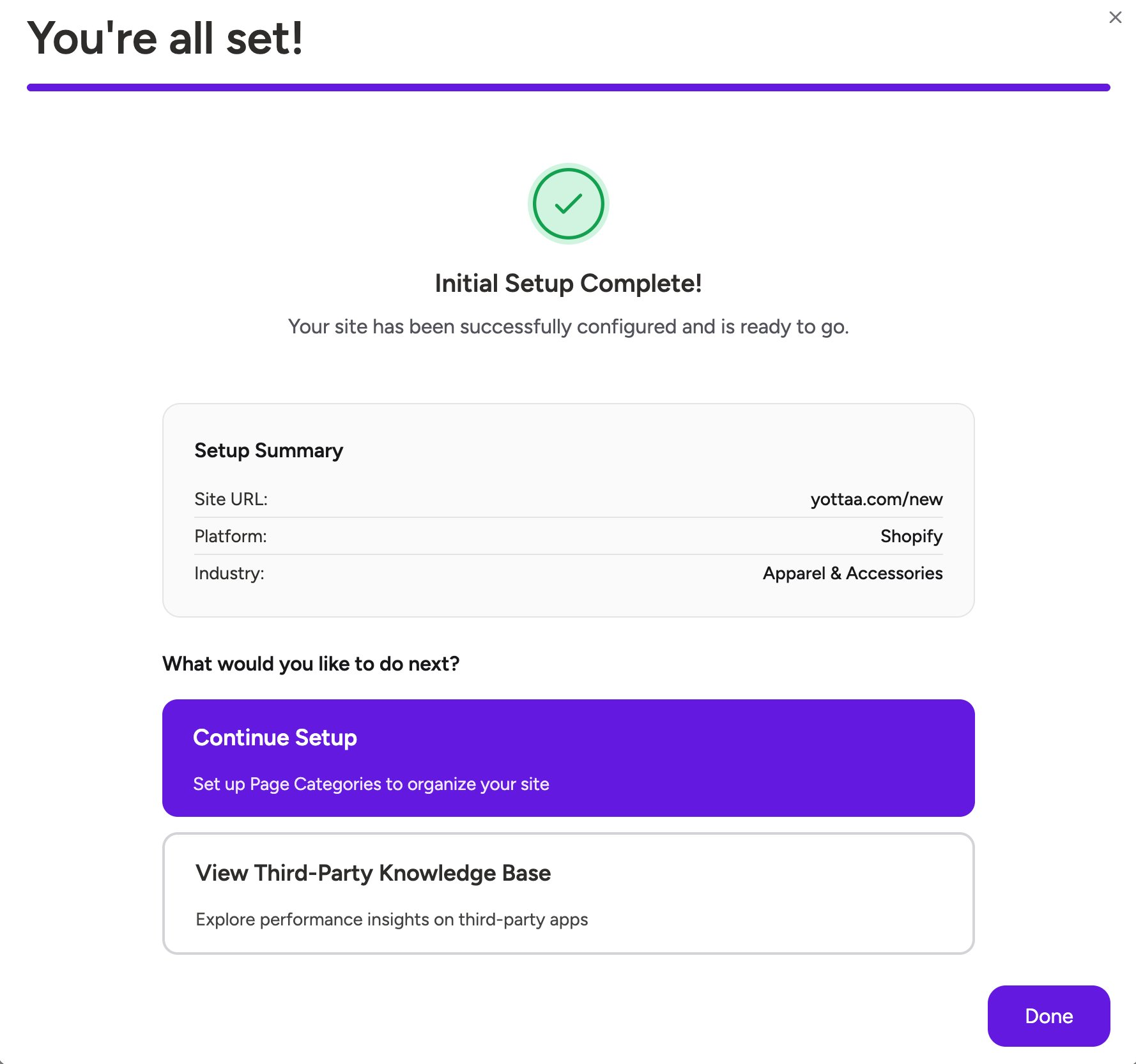 Adding a New Site