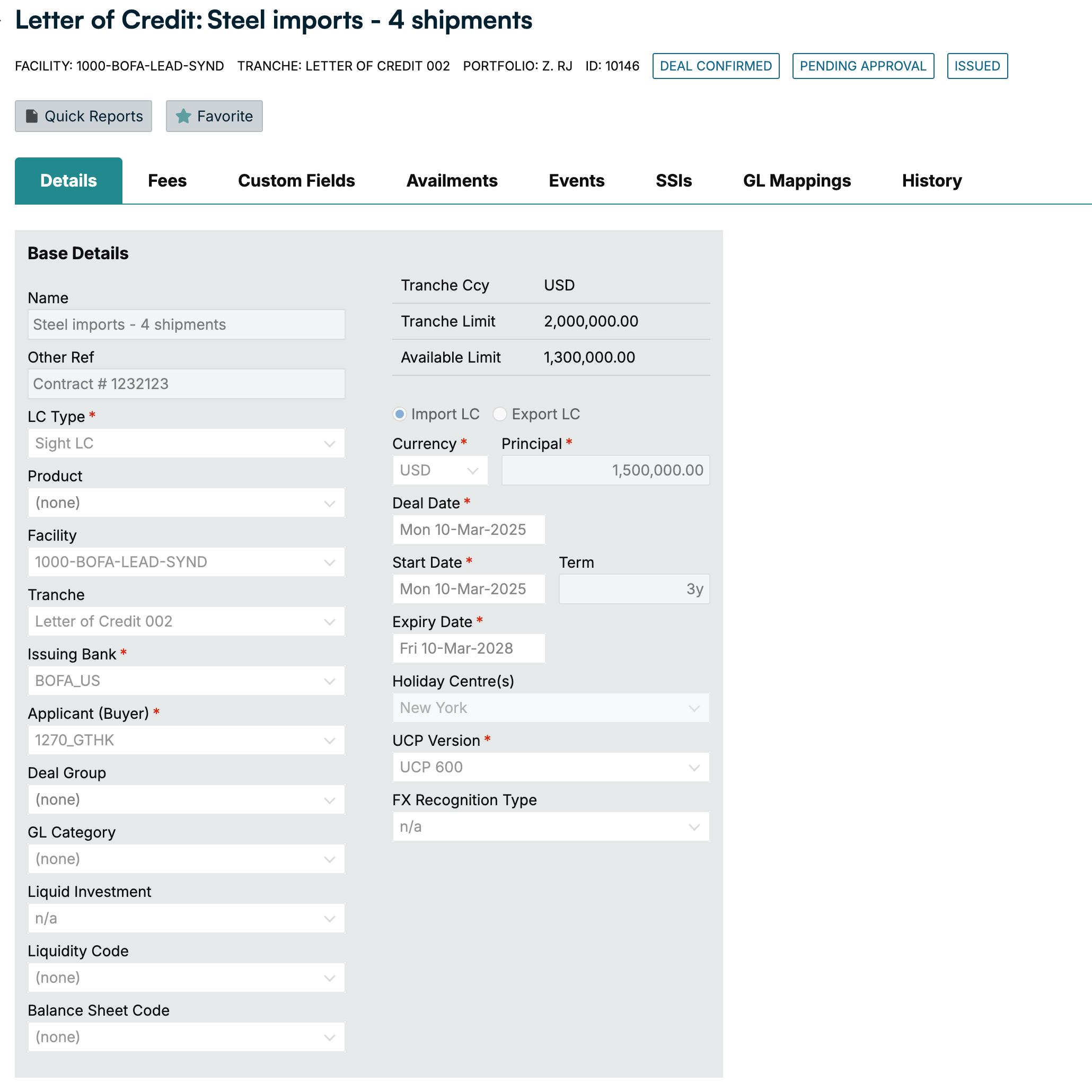01. Steel Importer issurance under facility.png
