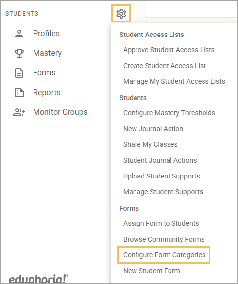 Creating Student Forms (for Texas Districts)
