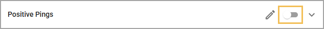 A strategy that is toggled off, making it inactive.