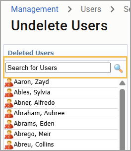 Deleting and Reactivating User Accounts
