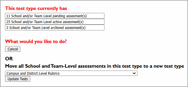 Creating and Configuring Test Types
