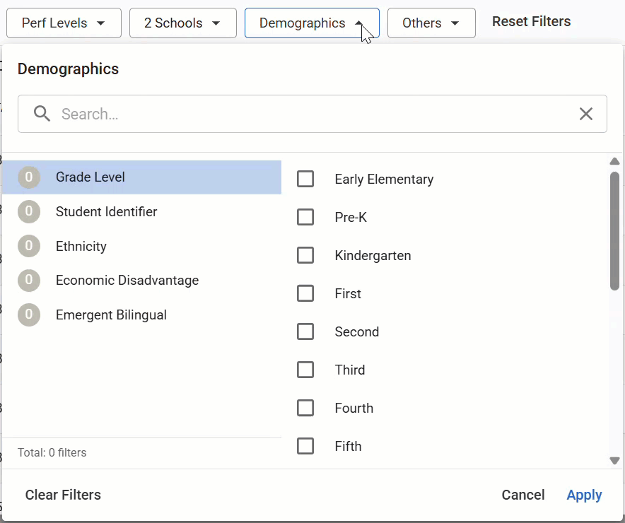 Filtering Student Domain 1 Data for Monitor Groups