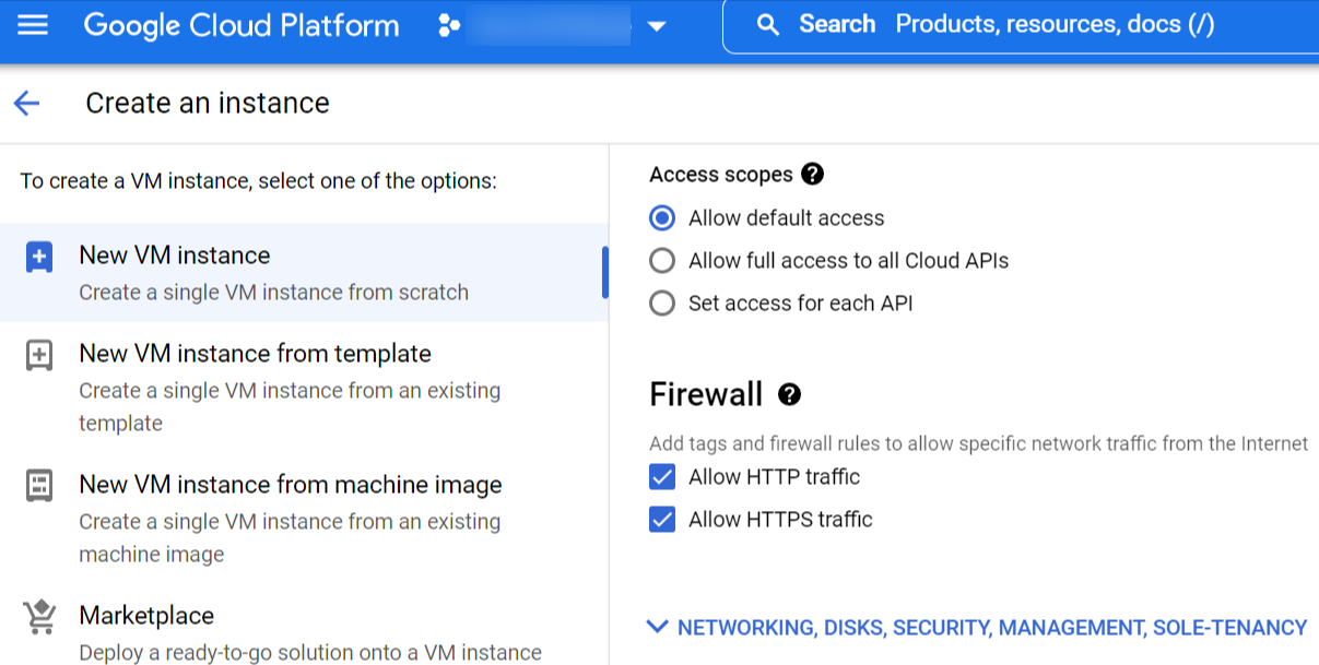 GCPiNode Firewall