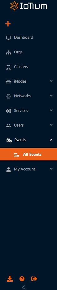 MyAccount EventsMenu new