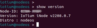 show version nodeos