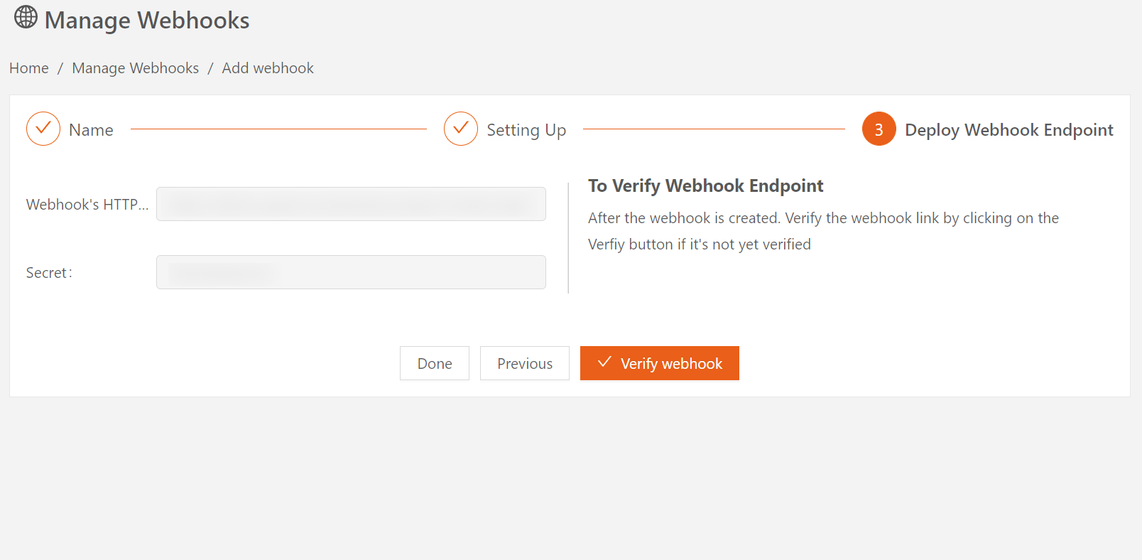 webhook verify