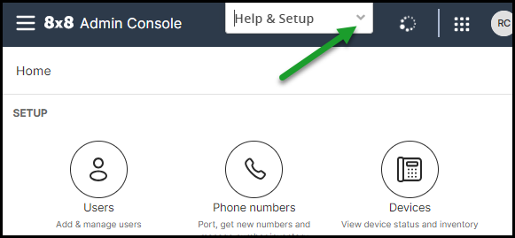 Access the Help and Setup assistance Access the Help and Setup assistance